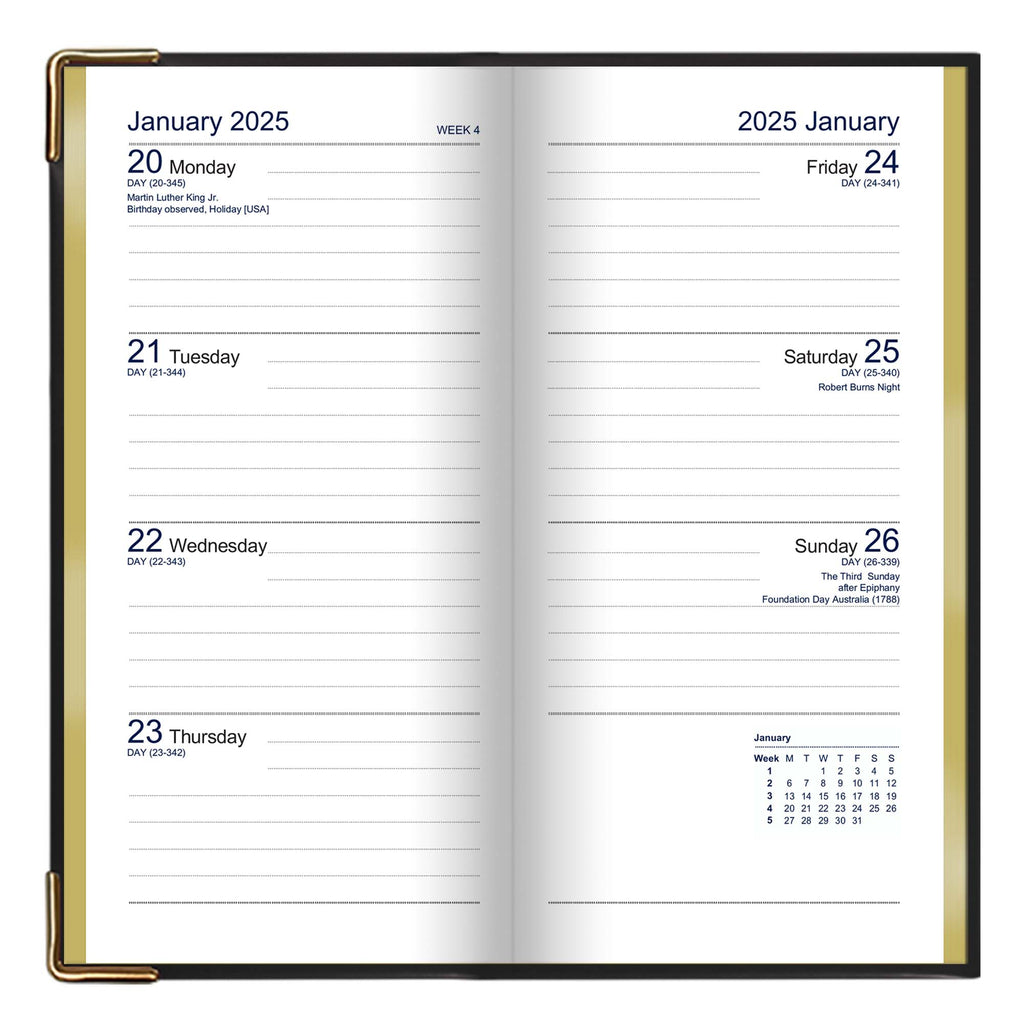 SL7URAK | Week-to-view Slim Diary 2025